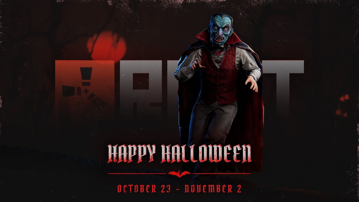 On Monday, October 23rd at 19:00 BST / 14:00 ET, we'll release a mandatory server and client update to enable some spooky Halloween features!
 
🧛‍♂️