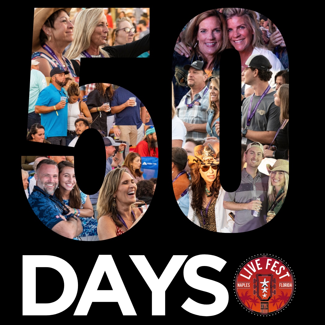 Only 50 days until #LiveFest 2023! 🎶 Get ready for an unforgettable experience!