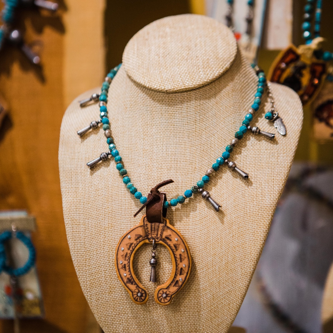 WESATradeshow's tweet image. Did you know that @xoxoartandcompany also offers leather jewelry and accessories? Everything starts as hand-drawn on paper. #WESAtradeshow #wheretheindustrymeets #westernaccessories #westernjewelry #westerntrends