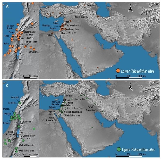 This entry, like many general surveys of the Paleolithic of Southwest Asia, is mainly focused on Levant which consists of only a small percentage of this vast geographic region.  researchgate.net/publication/37…