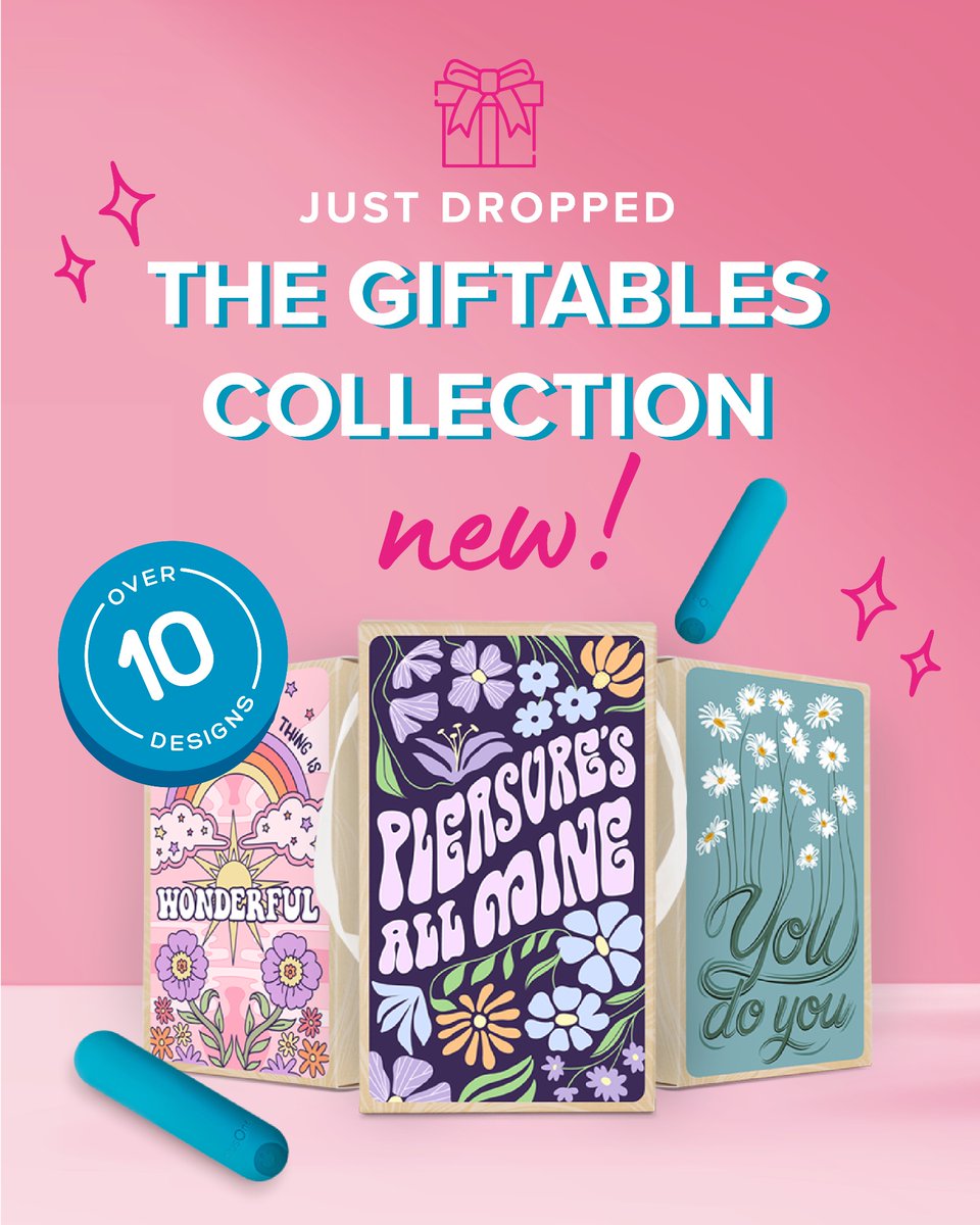 The gift that keeps on giving🎁  Choose from a handful of fun &amp; colorful designs when gifting our best-selling bullet

#plusone #intimatewellness #giftables