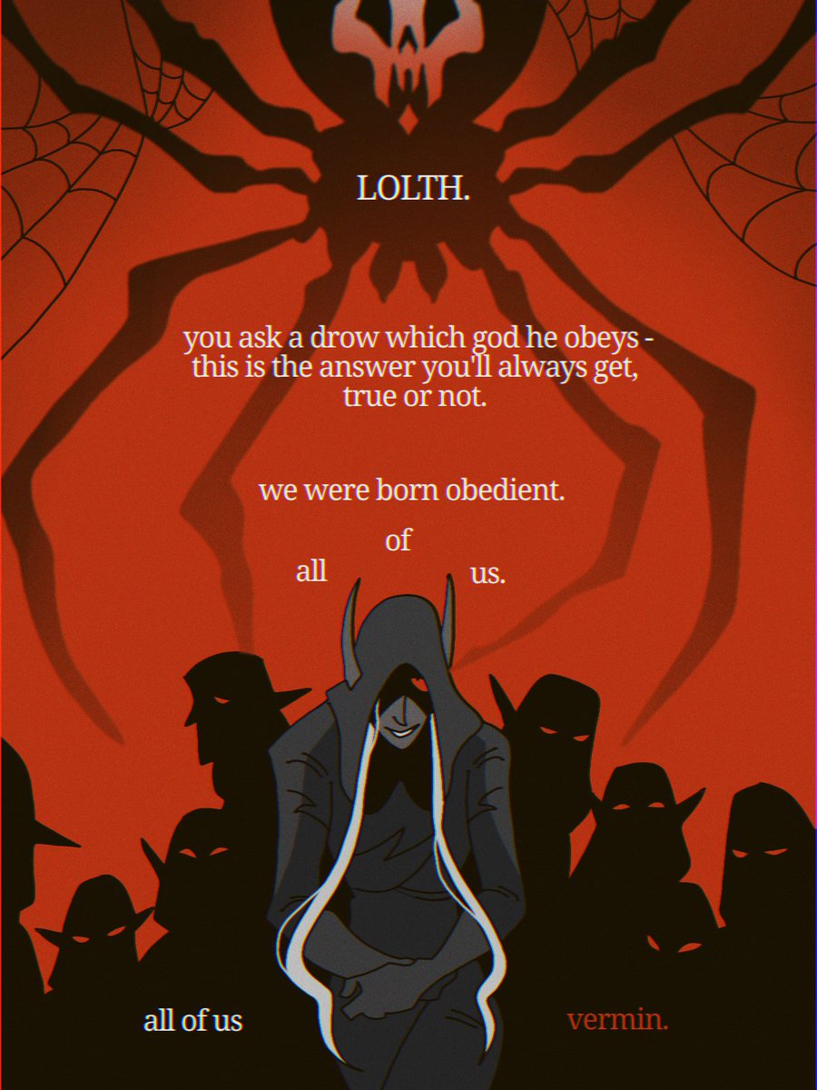 szachrajka_'s tweet photo. // spiders, violent imagery //
Fyrna's faith - (1/2) https://t.co/KNMfkOEG1I