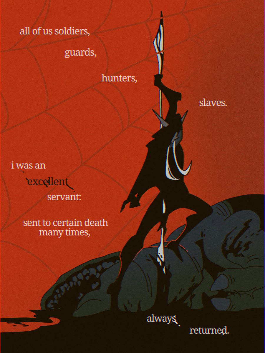 szachrajka_'s tweet photo. // spiders, violent imagery //
Fyrna's faith - (1/2) https://t.co/KNMfkOEG1I