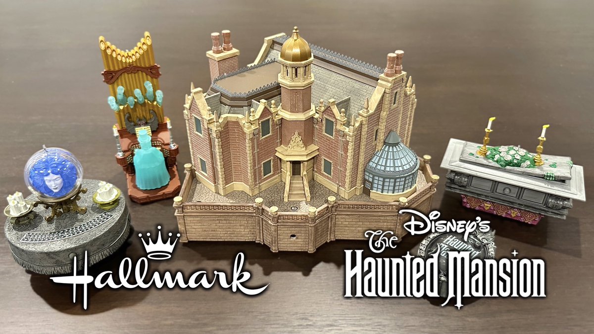 Not Harry Potter, but VERY magical! Join me as I unbox the 2023 Hallmark Haunted Mansion tree-topper and ornament set! youtu.be/d5TrWnXupSA