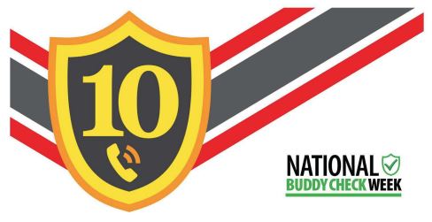 Have you checked on a #military or #veteran #buddy yet this week?

#TalkToTen 🔟  #BuddyCheckWeek  #KnowTheSigns  #PTSD  #MST
#BootCampBuddy #BasicTrainingBuddy #BattleBuddy 🤝
#Army #Navy #Marines #AirForce #CoastGuard #SpaceForce #Reserves #NationalGuard
#JWV #JewishWarVeterans