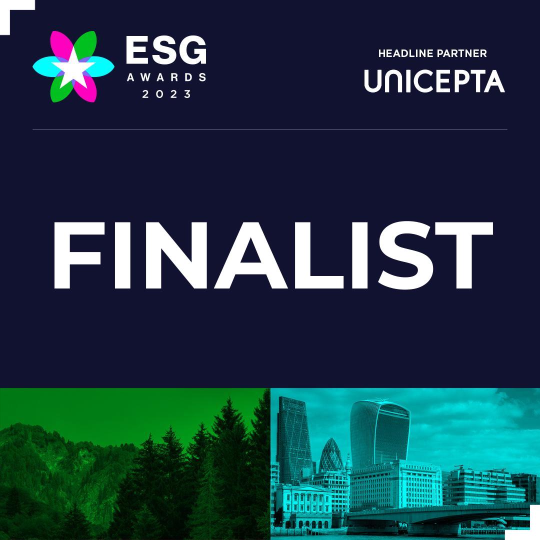 We're thrilled that we've been shortlisted for the #ESGAwards in the 'Best ESG Campaign Or Case Study To Improve The Quality Of People's Work Or Their Access To Work' category. These awards showcase a variety of truly inspirational work, driven by the ESG agenda. @therealprmoment