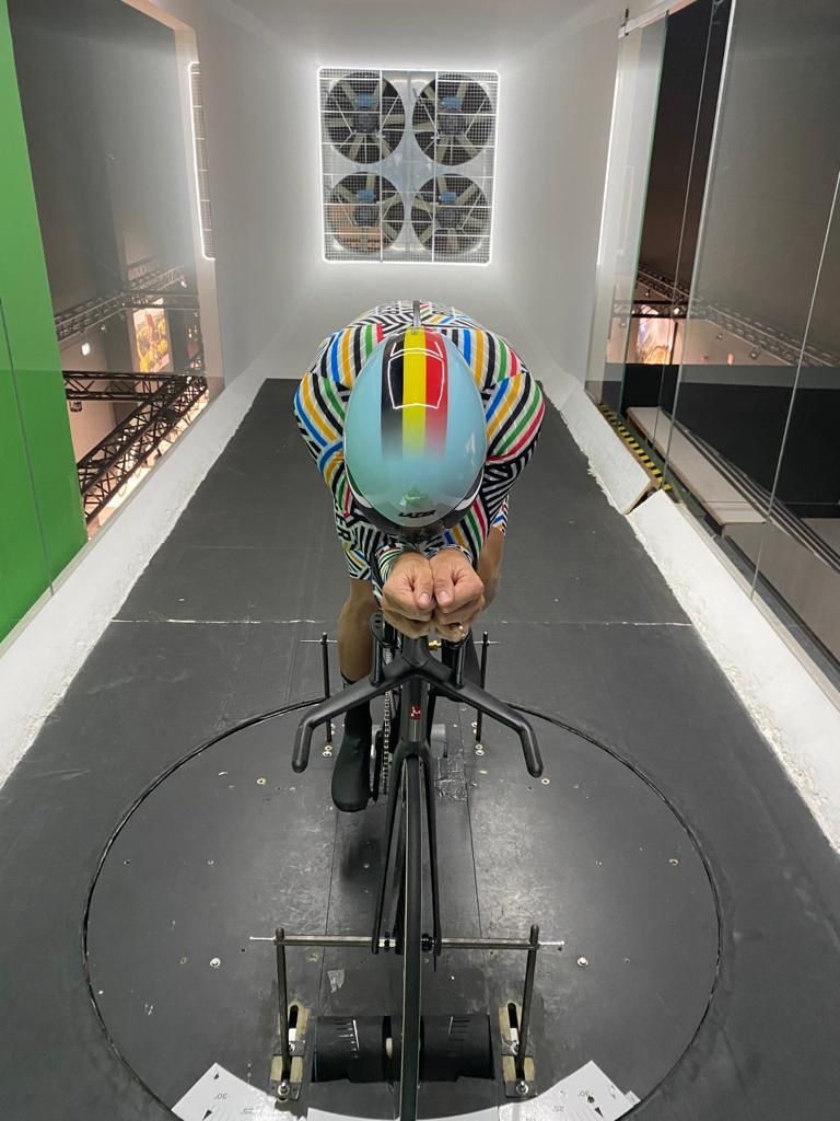 Testing, Testing! Our track team have been hard at work the last week in the @BikeValley wind tunnel 💨💥