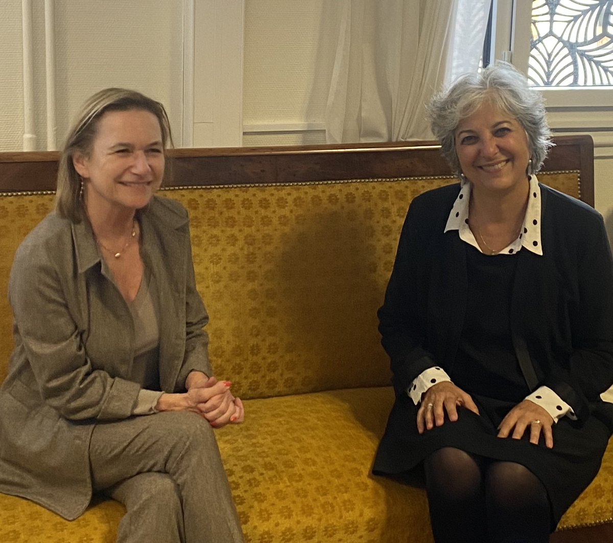 Delphine Borione (@delphborione) on Twitter photo Coopération dynamique avec <a href="/AnoushehKarvar/">Anousheh karvar</a> pour renforcer la #justice sociale et accélérer #emploi et la #protectionsociale universelle.
Parmi nos thèmes de discussion, les droits des #femmes et des enfants, les personnes #LGBTIQ+ , l’Alliance 8.7., la traite des êtres humains. Coopération dynamique avec <a href="/AnoushehKarvar/">Anousheh karvar</a> pour renforcer la #justice sociale et accélérer #emploi et la #protectionsociale universelle.
Parmi nos thèmes de discussion, les droits des #femmes et des enfants, les personnes #LGBTIQ+ , l’Alliance 8.7., la traite des êtres humains.