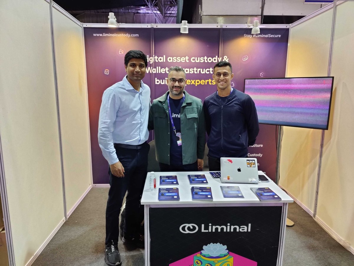 liminalcustody's tweet photo. Day 1-2 at #Unfold2023 was remarkable for #TeamLiminal! 🚀

We'd the honour of meeting distinguished individuals like Shri @jayantsinha Ji, Chairman of the Parliamentary Standing Committee on Finance &amp; @SriKrishnaLavu Member of Parliament Narasaraopet Constituency, Andhra Pradesh https://t.co/NV6OB7qgtI