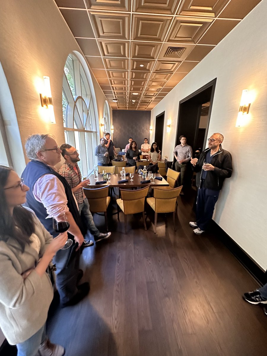 PLRC_PittLiver's tweet photo. Having fun at last month’s K-Club social hour. Dr. Monga casually informing on the opportunities and benefits for junior faculty and post-docs. https://t.co/YmHWMKLoYh