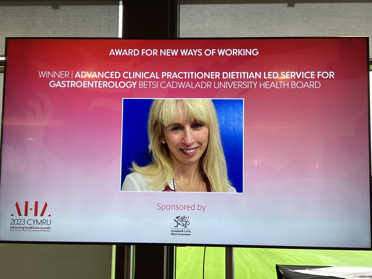 …and another dietetic win ⁦<a href="/AHAwards/">AHAwards💙</a>⁩ ⁦<a href="/BDA_Dietitians/">British Dietetic Association</a>⁩. Congratulations team!
