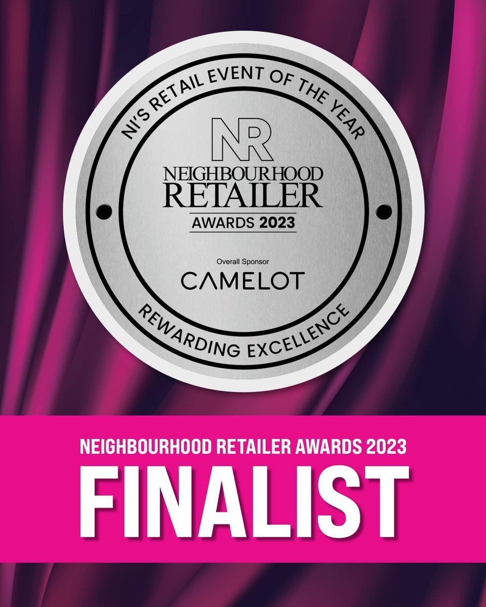 Best of luck to Creightons of Finaghy &amp; Creightons of Blacks Road at the Neighbourhood Retailer Awards tonight🤞