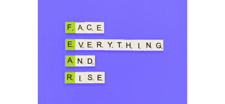Today’s world has plenty of things to be afraid of.
Fear can have two meanings:

Forget Everything And Run
or
Face Everything And Rise.
You choose!