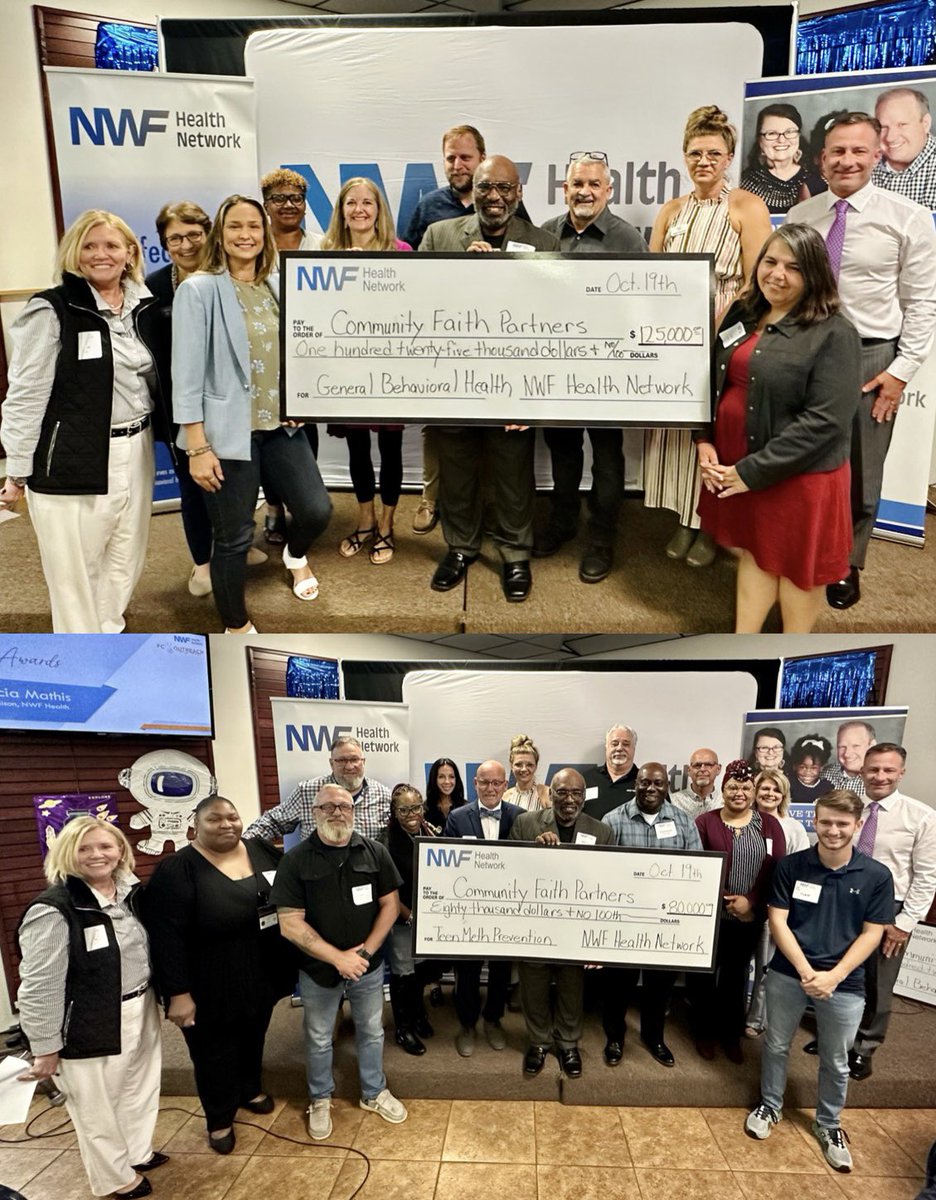 NWF Health Network (@nwfhealth) on Twitter photo Yesterday was a GREAT day w/ <a href="/GovRonDeSantis/">Ron DeSantis</a> Faith Liaison, Erik Dellenback, Kurt Kelly w/<a href="/FLchildren1/">Florida Coalition for Children</a> & almost 100 passionate people who want to help the children & families we serve in NW FL❣️ We recognized our “sweet 16” faith orgs who were awarded $205k in faith grants‼️ Yesterday was a GREAT day w/ <a href="/GovRonDeSantis/">Ron DeSantis</a> Faith Liaison, Erik Dellenback, Kurt Kelly w/<a href="/FLchildren1/">Florida Coalition for Children</a> & almost 100 passionate people who want to help the children & families we serve in NW FL❣️ We recognized our “sweet 16” faith orgs who were awarded $205k in faith grants‼️