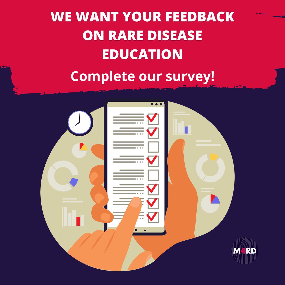 Would you help us by taking part in this important survey? We are looking for people to give us their thoughts on #raredisease education! 🦓
Your thoughts really matter and we want to hear from you. Tap on the link to get started! forms.gle/ezWfd1oH3zSJN5…