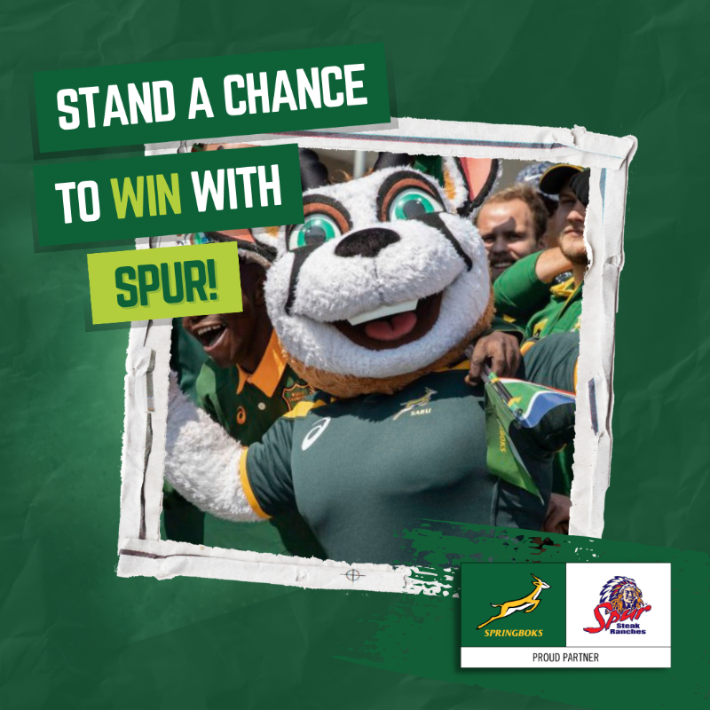 Hey Spur Fam! Are you sporting your Springbok jersey with pride?🇿🇦 Share a photo in your Bokke gear and stand a chance to win a R500 Spur voucher! Don't forget to use #SpurBacksTheBoks in your entry. Ts&amp;Cs apply. 📸🙌 #RSAvsENG