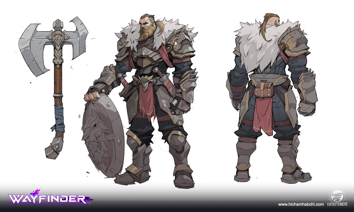 Glad to finally share some of the concepts I did for <a href="/playwayfinder/">Wayfinder</a> I helped design most of the main characters cast under the creative vision of <a href="/JoeMadx/">Joe Madureira</a> and props to the amazing folks <a href="/AirshipSyn/">Airship Syndicate</a> 
#characterdesign #artblast #conceptart
