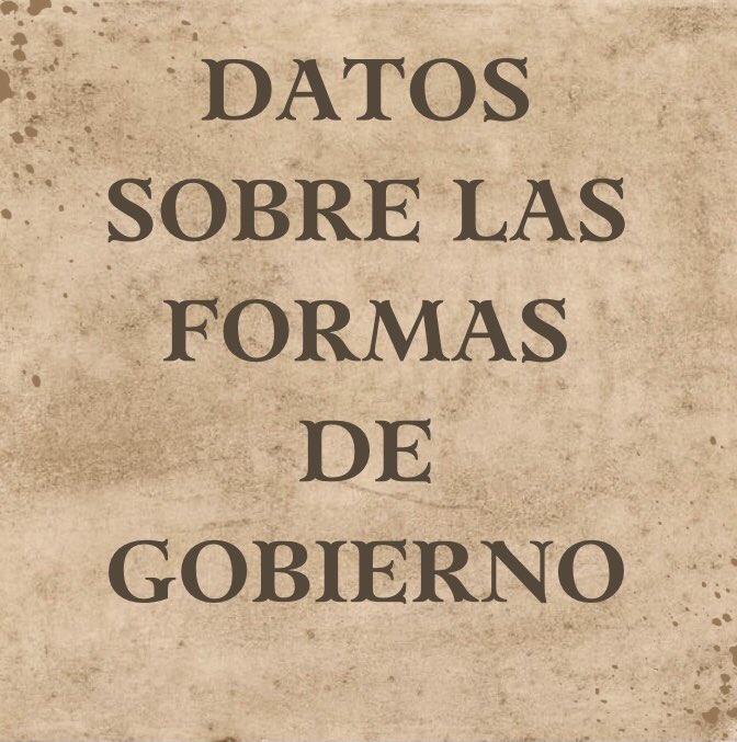 18_siglo's tweet photo. Formas de gobierno 
#IESAlbarregas #RevoluciónAlbarregas https://t.co/QHGdp8GLqN