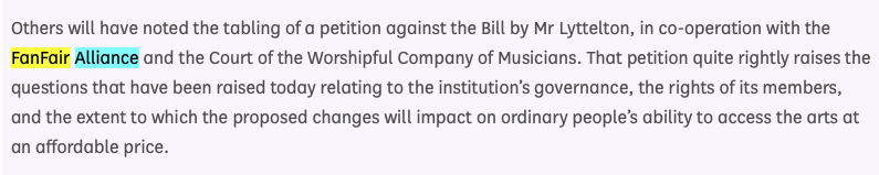 FanFair Alliance tweet media