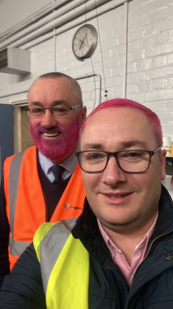 MayhewDan's tweet photo. Hastings depot have been supporting breast cancer awareness today. Raising money and having some fun at the 
same time. https://t.co/LiJuDuuoyy