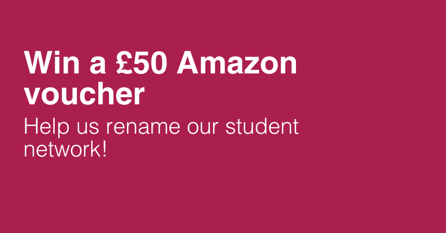 Be in with a chance of winning a £50 Amazon voucher by helping us rename the HFMA student network, Find out more and enter before Friday 3 November. okt.to/Gielux