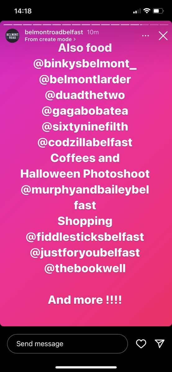 BelmontRoadBelf's tweet photo. Despite the weather we are pressing ahead with our Twilight Buskfest … but performers and characters will be in stores so please come down and support !! #eastbelfast #fridaynight #buskfest https://t.co/dqR6sKs0m1