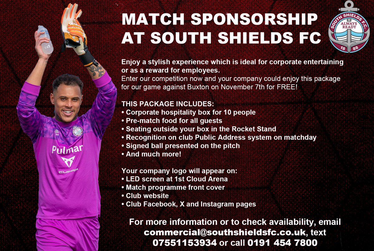 South Shields FC Commercial tweet media