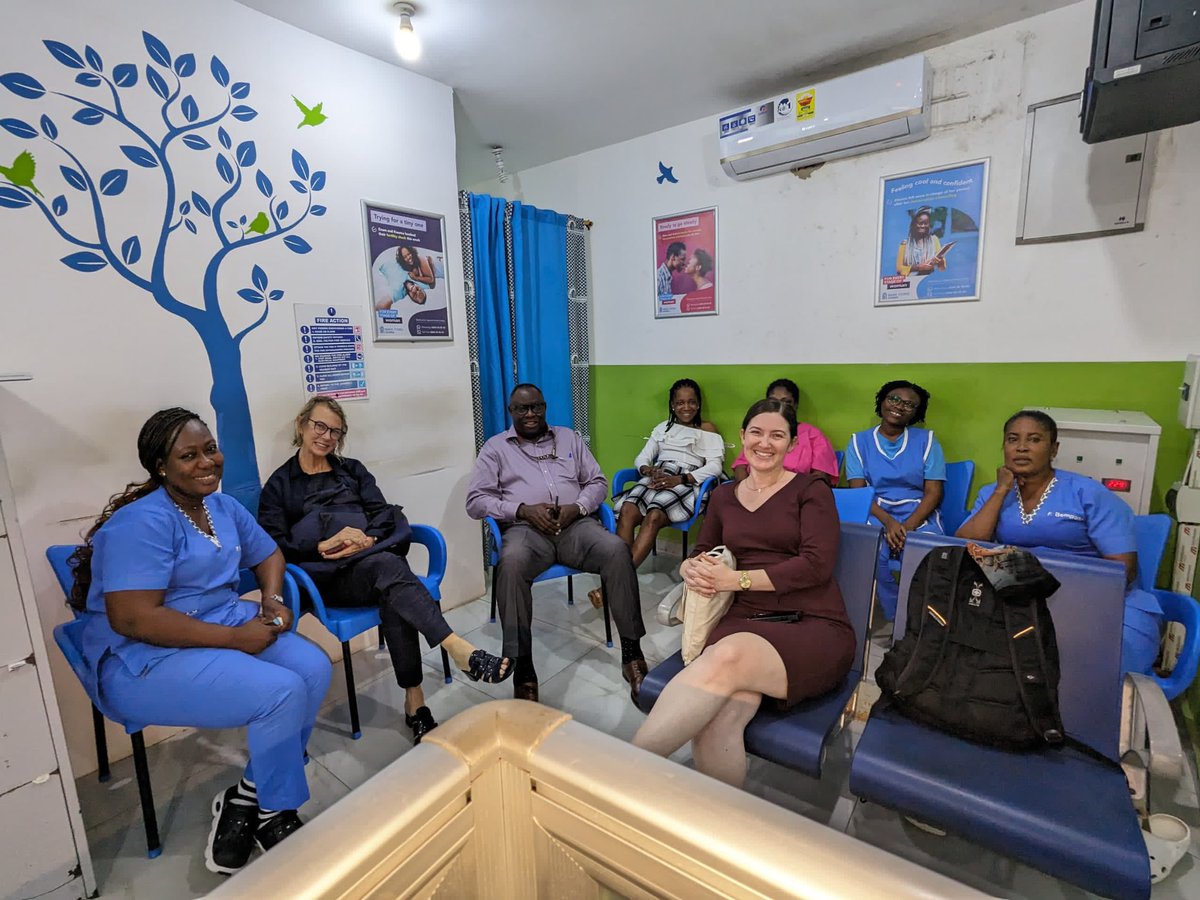 Thanks to <a href="/MSIchoices/">MSI Reproductive Choices</a> Ghana Dansoman Clinic (esp Patricia!) for today’s facility tour. Amazing to learn of your client-centered counseling approaches &amp; Ghana’s permissive #abortion landscape where midwives/nurses provide services in addition to doctors! #RHSUPPLIES2023 <a href="/pai_org/">PAI</a>