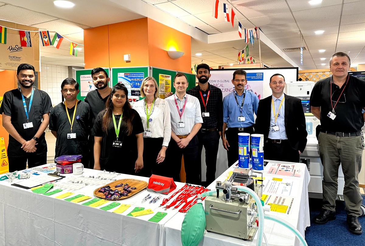 DCHFT's tweet photo. Our Clinical Engineering Team have been raising awareness of their vital work as part of Clinical Engineering Day. Visitors to their stand got valuable insight into how they deliver safe and high quality modern healthcare, and were given the chance to win a prize! #GlobalCEDay https://t.co/BLcm2NhoSJ