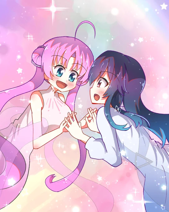 アニメ星テレEDの天女みたいな海ユウめっちゃ好き#星屑テレパス 