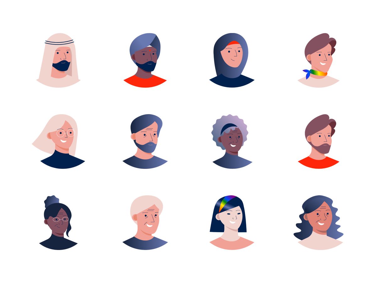 On today‘s Iconduck menu, we have an inclusive illustration set of 59 color illustrations designed by
<a href="/Iryna_Korshak/">Iryna Korshak</a>. ✨

Comes with a CC Zero v1.0 Universal license, which means it‘s free to use in personal and commercial projects.

Get them at:
iconduck.com/sets/inclusive…
