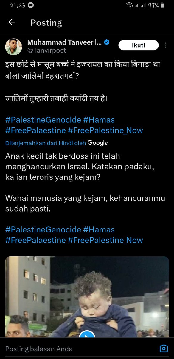 me_petak's tweet photo. @LSagiant @Tanvirpost Ditranslateeelaaah njiiiing eee,,, emang israel laaa au neee https://t.co/Saa0RmTRPB
