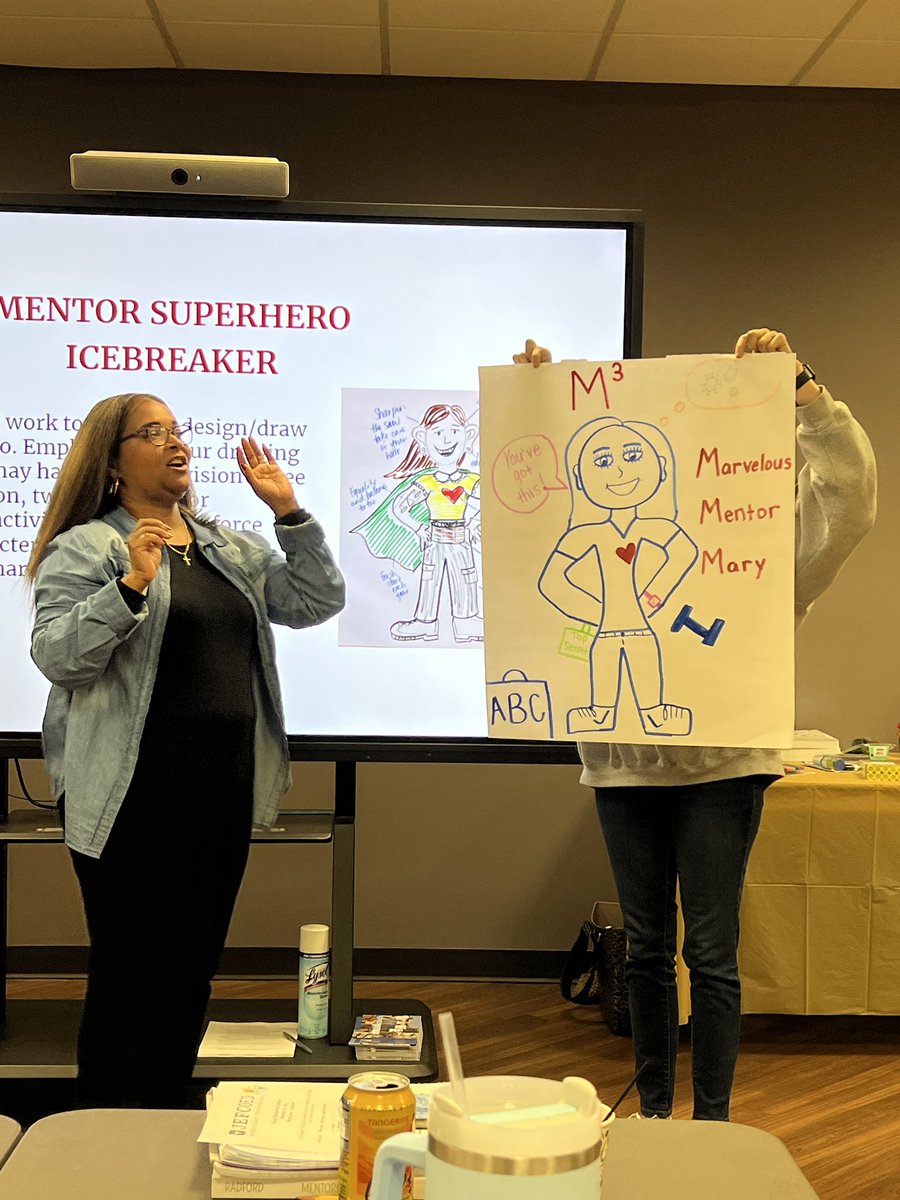 Mekayjs's tweet image. Learning and growing with the #JEFCOEDMentor program today. Mentors are superheroes 🦸‍♀️ @JEFCOED @mccalla_elem