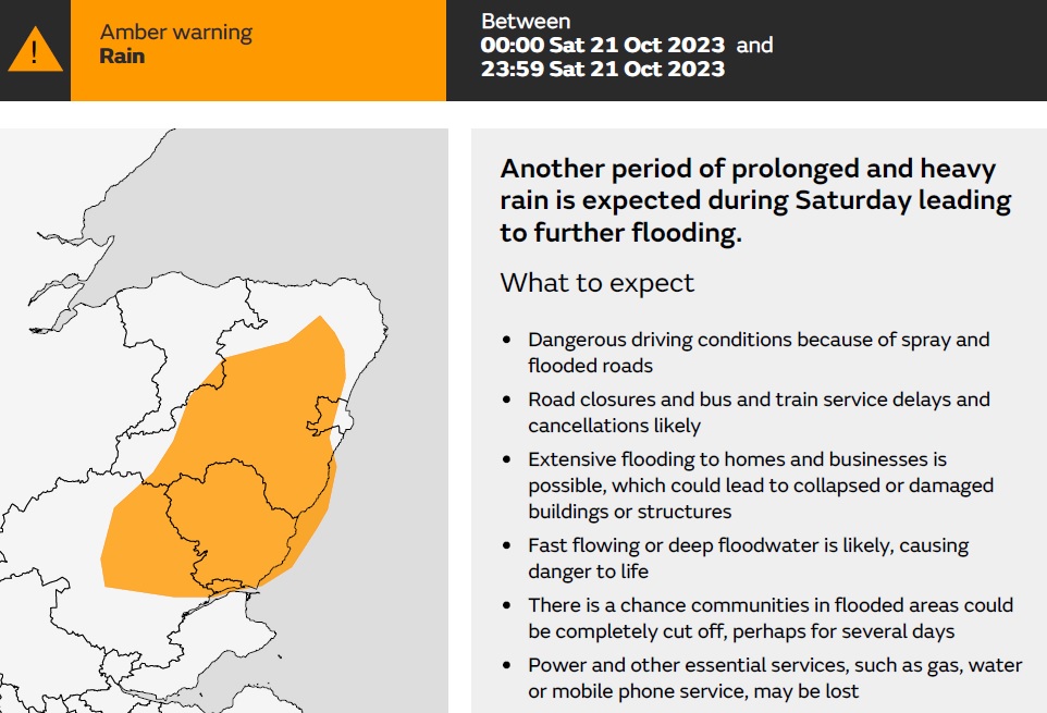 Aberdeenshire's tweet photo. Details of tomorrow's Red and Amber warnings for prolonged and heavy rainfall in #Aberdeenshire now available together with Council Service updates on our dedicated #StormBabet web page 
https://t.co/UcIdx63ysP https://t.co/ClMFmbgzst