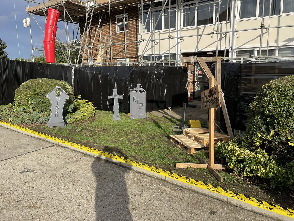 LFBHavering's tweet photo. Preparations coming together for tomorrow’s Halloween event. @LFBBarkDag @nsguyett @DMclatchey @LondonFire https://t.co/SaipmV24E7