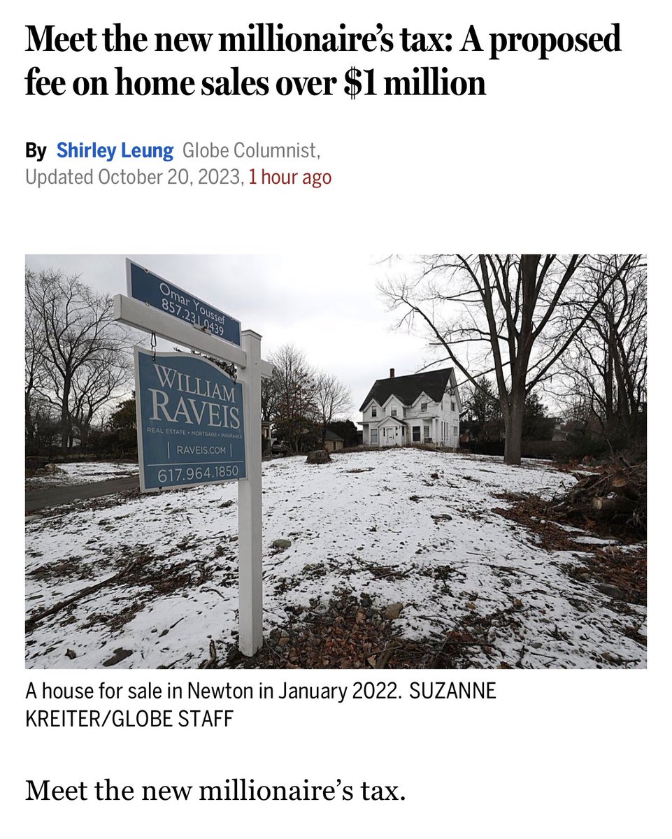 I normally don’t respond to anything written in the Business section of the Globe, because we all know who they’re really advocating for, but this piece is filled with so much misinformation and fear-mongering on the Transfer Fee. 

So here’s a 🧵