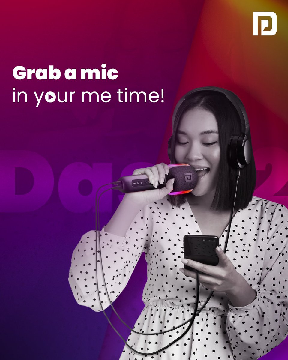Portronics's tweet photo. With the Dash 2, you can DASH into your room and test your vocal cords whenever you’re free!
- Diverse connectivity
- High definition audio speaker
- TWS connectivity
- Versatile sound mode
Check it out on https://t.co/NisrWmcDOS
#Dash2 #Portronics #PortronicsIndia https://t.co/emfpdA5lTp