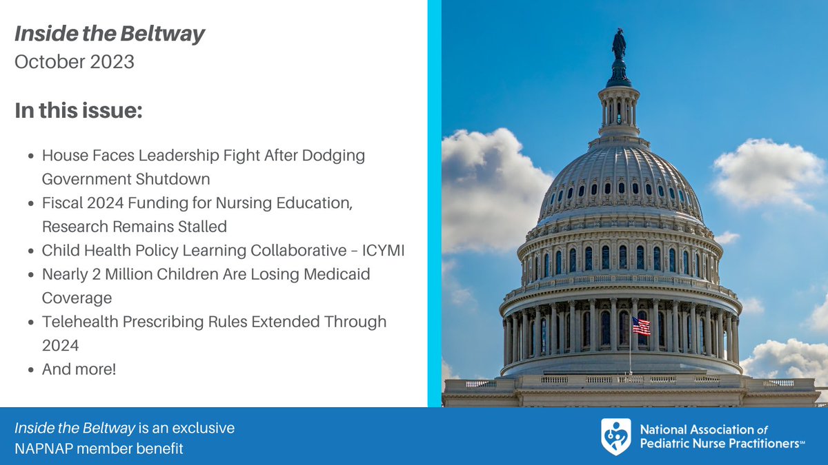 The latest edition of Inside the Beltway is here! See the latest health policy news in this exclusive member benefit: napnap.org/inside-the-bel…

#NPsforKids