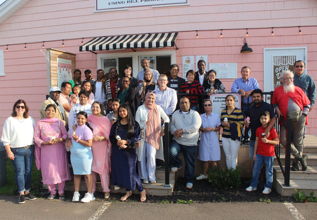 confed_group's tweet photo. September was our Month of Client Appreciation so we reached out to past and present clients for a fun ice cream time.
The Event happened in Summerside &amp; Charlottetown and featured a rich blend of clients who used our Immigration Services.

#Immigrationservice #Confederation #pei https://t.co/Ze0PRIStGh