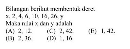 muts ada yg tau polanya ga?