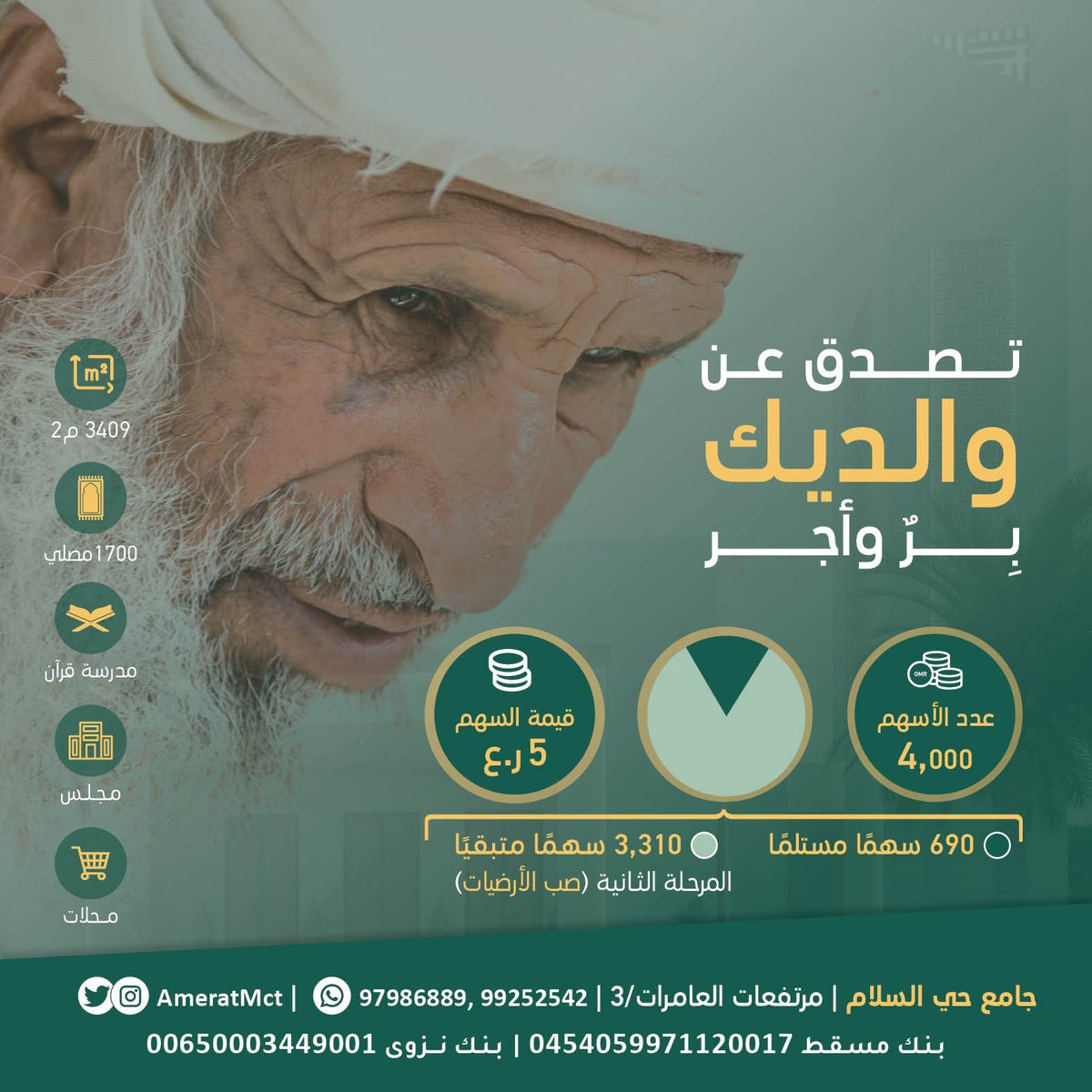 تصدق عن والديك: بِــرٌ وأجـر

بنك مسقط:
0454059971120017
بنك نـزوى:
00650003449001