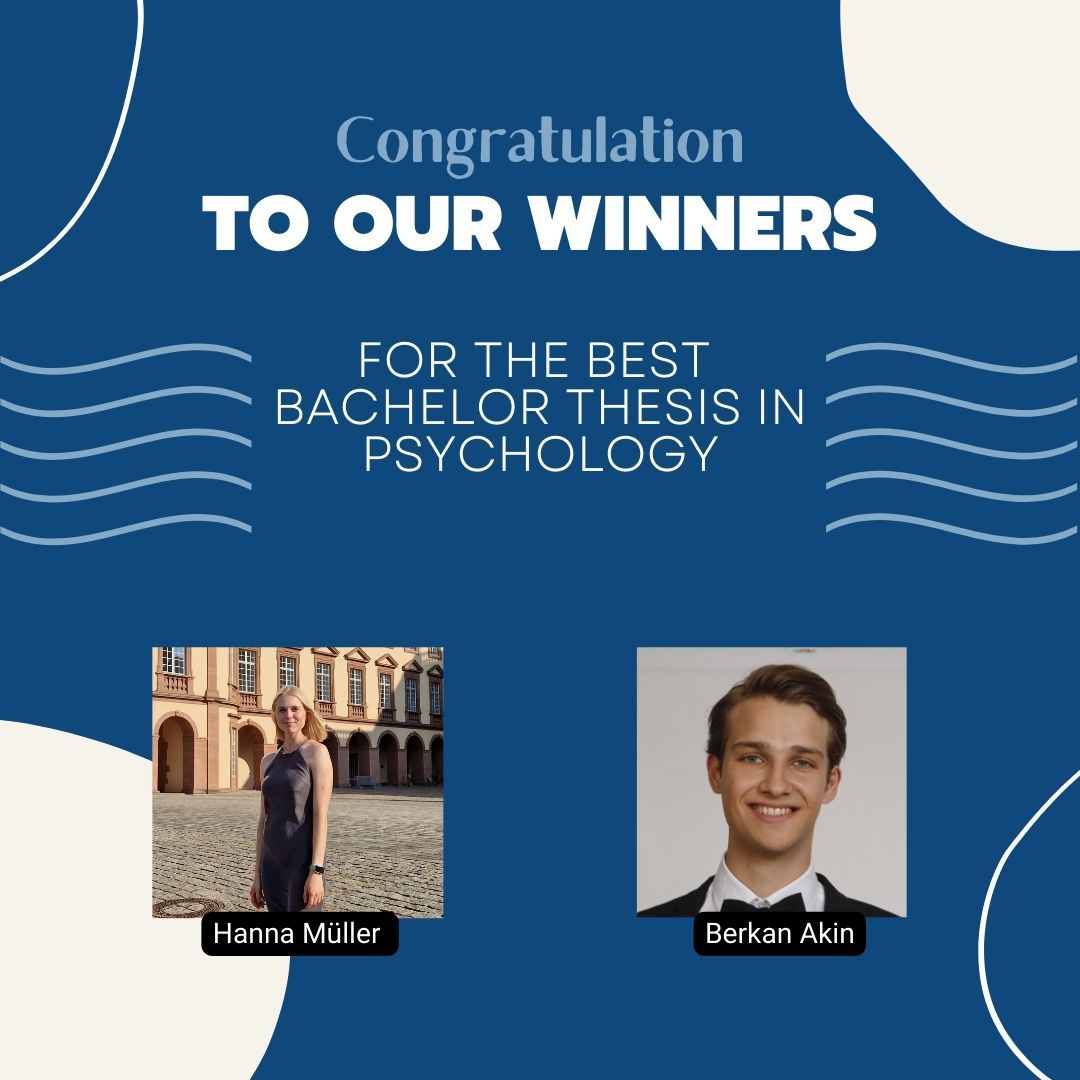 ram_ev's tweet photo. Join us in congratulating Berkan Akin, our second winner of the Otto-Selz-Award for the best bachelor thesis in Psychology! 🎉 #ram #rammannheim #ramawards https://t.co/e9xzP3tb0i