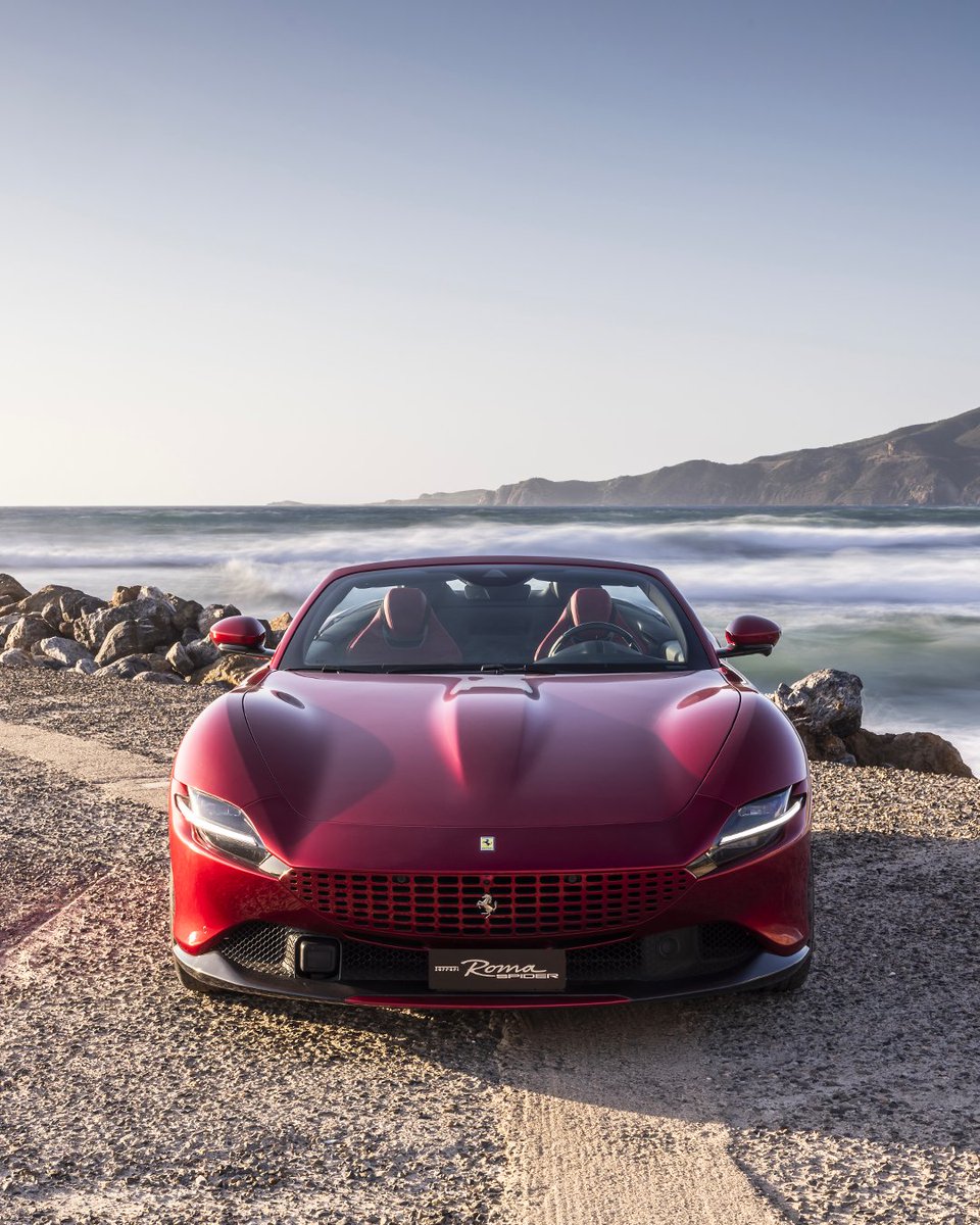 Having a sea day.

#LaNuovaDolceVita #FerrariRomaSpider #Sardinia #Ferrari