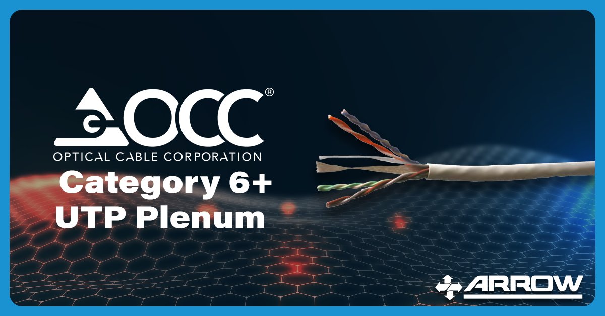 In Stock: @OCCSolutions Category 6+ UTP Plenum cables, rigorously engineered to meet ANSI/TIA-568.2-D standards, featuring precision-twisted pairs and hassle-free REELEX packaging. In stock now and available for will-call or same-day shipping!