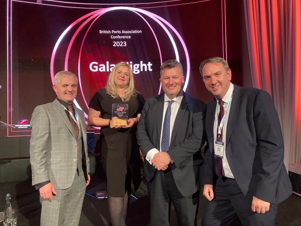 🏆We are incredibly proud to announce that we have won the sustainability award at the 2023 British Ports Association (BPA) Conference🛳

portofaberdeen.co.uk/news/port-of-a…

<a href="/britishports/">British Ports Association</a> <a href="/GallagherGlobal/">Gallagher</a> <a href="/LondonPortAuth/">Port of London Authority</a> 
#Sustainability #award #BPA2023