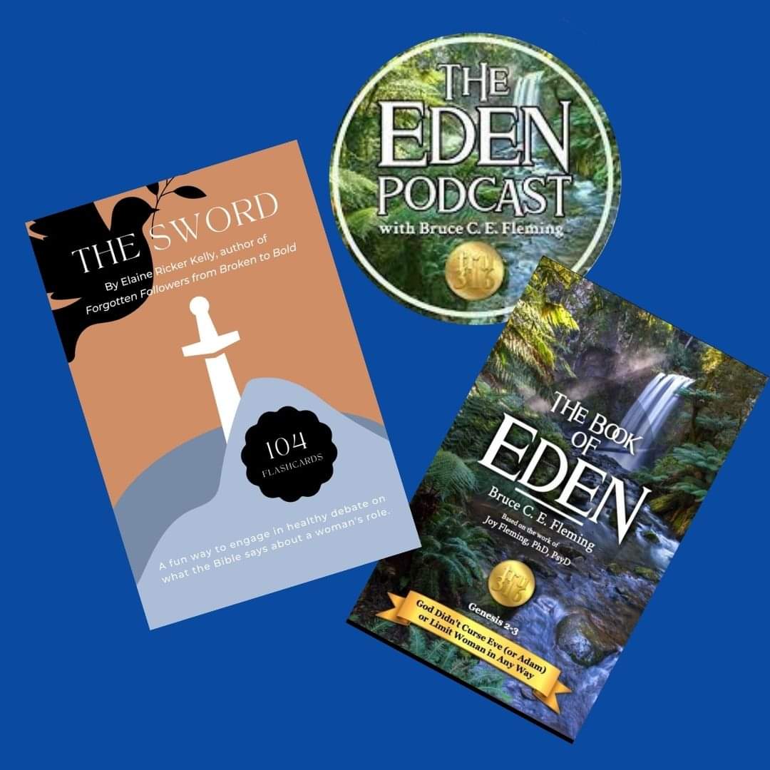 ElaineElly5's tweet image. The Eden Podcast is launching a 10 week DAILY SPRINT! Oct 16 Dr. Mark Strauss discussed gender accuracy in  NIV translation. 
Hear the impact of a false  reading of Genesis 3:16 either  the Podcast or YouTube at 
tru316
Coming Soon: my interview!
#biblicalequality #evewasframed