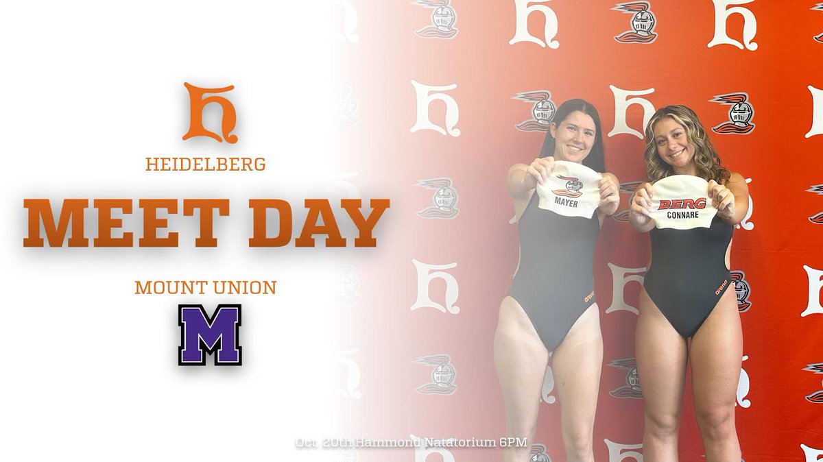 The day is finally here! 

We kick off our inaugural season today as we travel to Hammond Natatorium and take on Mount Union. 

OH LETS GO! 

#goberg #rollheid