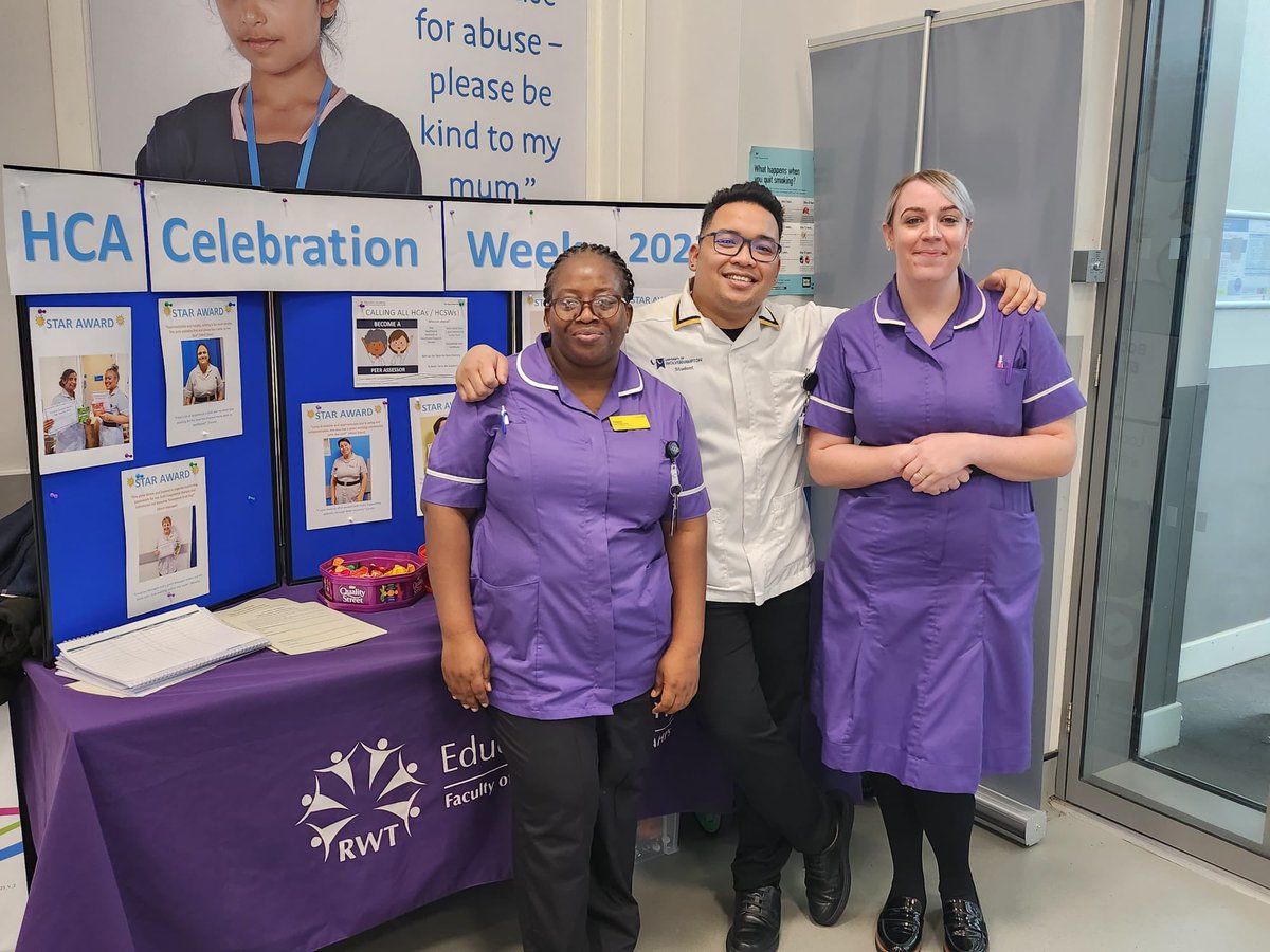 AJ initially started his career in the NHS as a HCSW and has now become a student nurse. 
Well done AJ keep up the hard work ⭐️