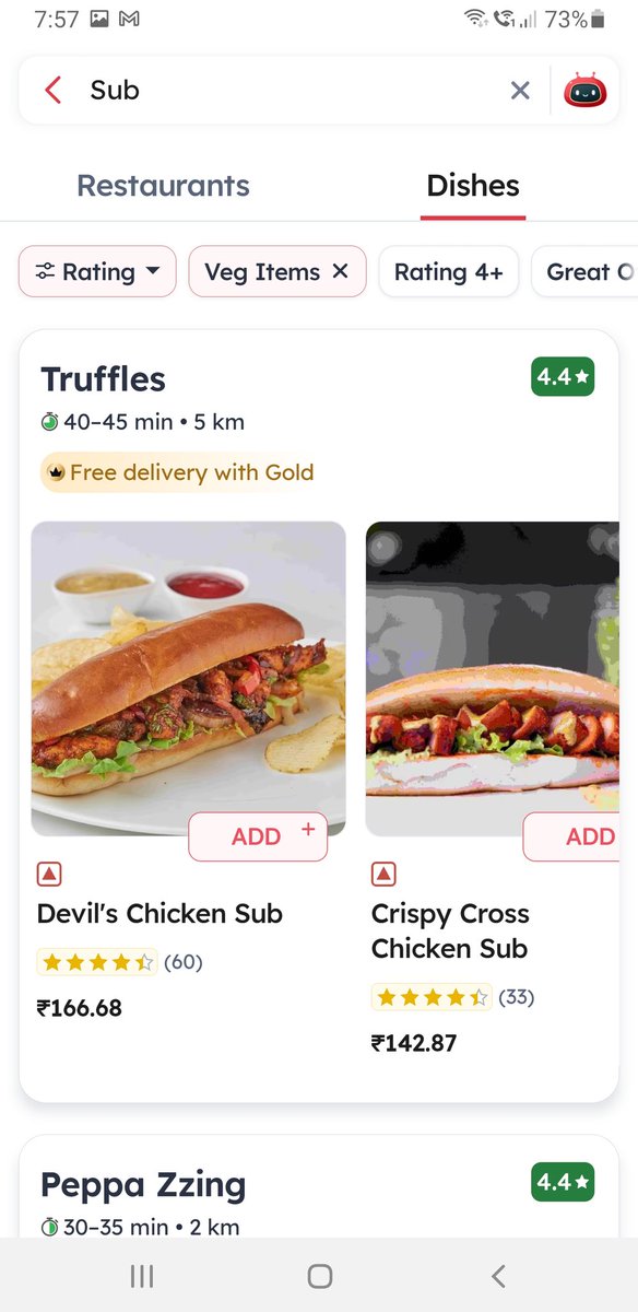 GJ7speaks's tweet photo. @zomato @deepigoyal 😶
And before you reply to this "Ma'am you could have some network issue" "seem like technical error on your phone, could you please reinstall app" etc etc plz don't... this is not the first time I have seen this. https://t.co/BFZ0SFlfYZ