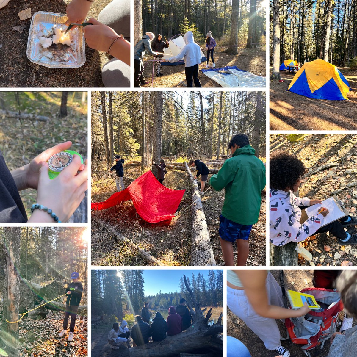 Rusty1122's tweet photo. An incredible Skills Camp with over 100 Gr 8 Outdoor Ed students!
All working on their hard skills, team-building, confident and more. 
Thank you to the amazing #ETOL students from @MRUCougars 
Also a great way to spend @takemeoutside
@albertateachers @yyCBEdu https://t.co/K3JlsnVNnF